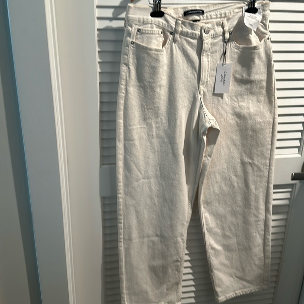 NWT Calvin Klein High Rise 90s Fit Five Pocket Jeans.
